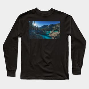 Emerald Waters of Lake Haiyaha Long Sleeve T-Shirt